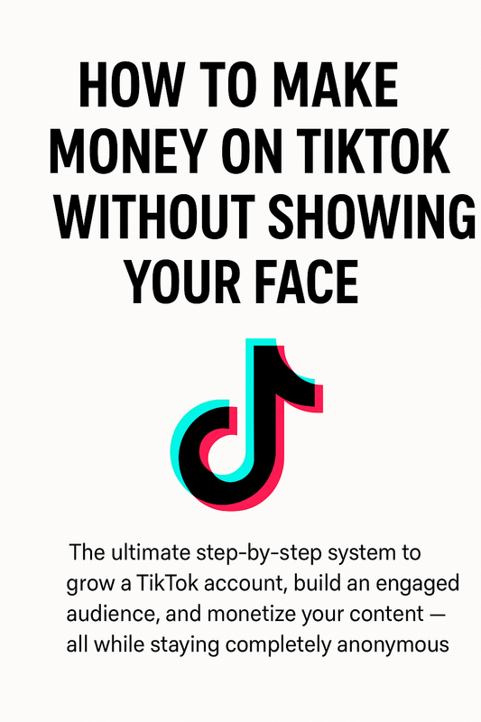 Faceless TikTok: How to Make Money Without Showing Your Face